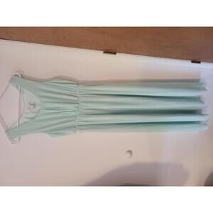 Forever 21 Essentials Light Green Maxi Dress